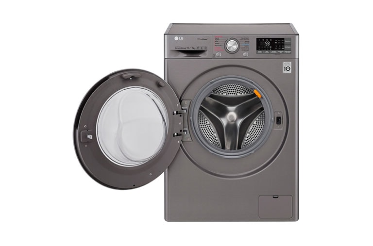 LG Lavadora - Secadora Carga Frontal con motor Inverter Direct Drive y capacidad total 11 kilos de lavado y 7 Kilos de secado, WD11DBS6