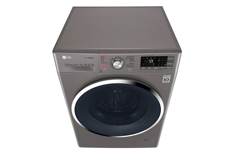 LG Lavadora - Secadora Carga Frontal con motor Inverter Direct Drive y capacidad total 11 kilos de lavado y 7 Kilos de secado, WD11DBS6