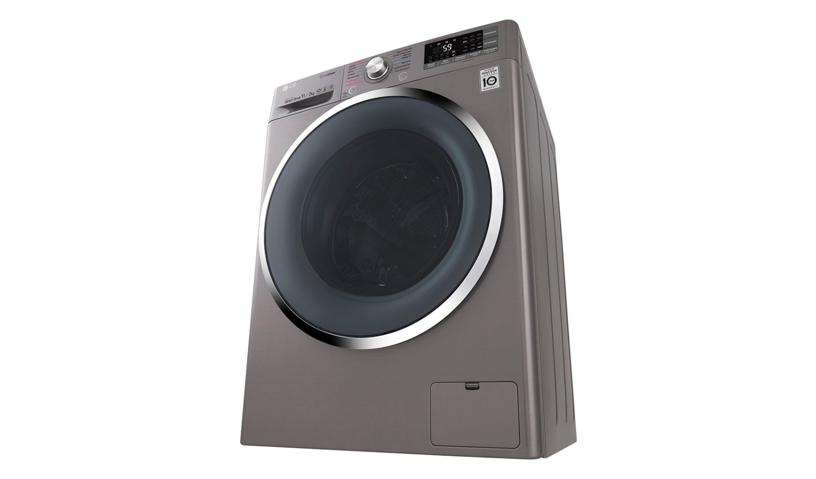 LG Lavadora - Secadora Carga Frontal con motor Inverter Direct Drive y capacidad total 11 kilos de lavado y 7 Kilos de secado, WD11DBS6