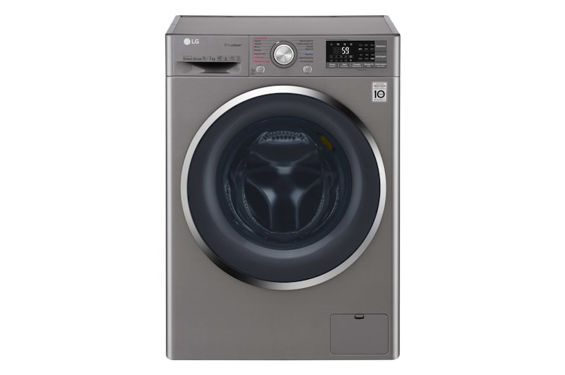 LG Lavadora-Secadora Carga frontal con motor Inverter Direct Drive y capacidad total de 11 kilos de Lavado y 7 kilos de Secado, WD11DBS6D