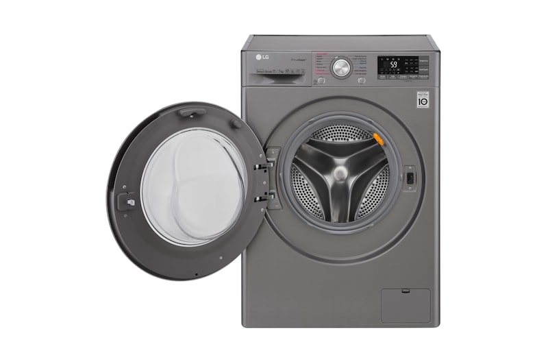 LG Lavadora-Secadora Carga frontal con motor Inverter Direct Drive y capacidad total de 11 kilos de Lavado y 7 kilos de Secado, WD11DBS6D