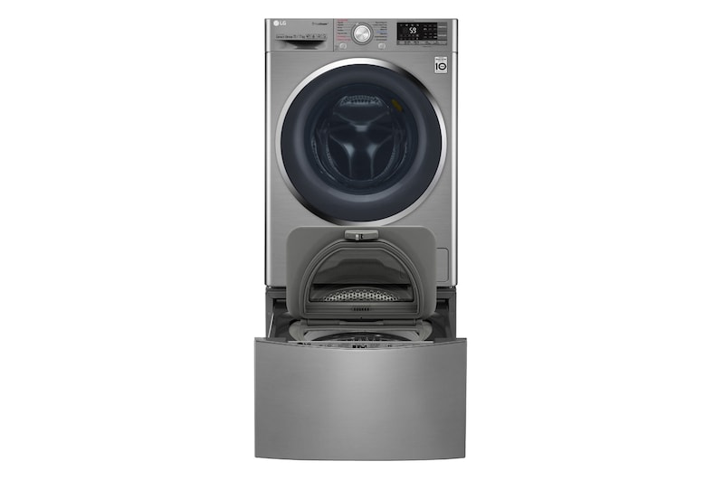 LG TWINWash™ Lavadora (11Kg) Secadora (7Kg) con Motor Inverter Direct Drive y Mini Lavadora (2Kg) con Motor Slim Inverter Direct Drive, WD11DBS6DTW