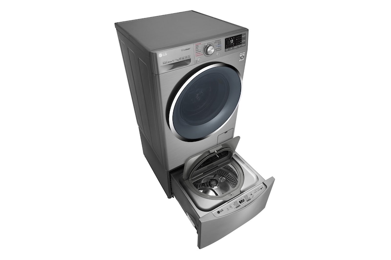 LG TWINWash™ Lavadora (11Kg) Secadora (7Kg) con Motor Inverter Direct Drive y Mini Lavadora (2Kg) con Motor Slim Inverter Direct Drive, WD11DBS6DTW