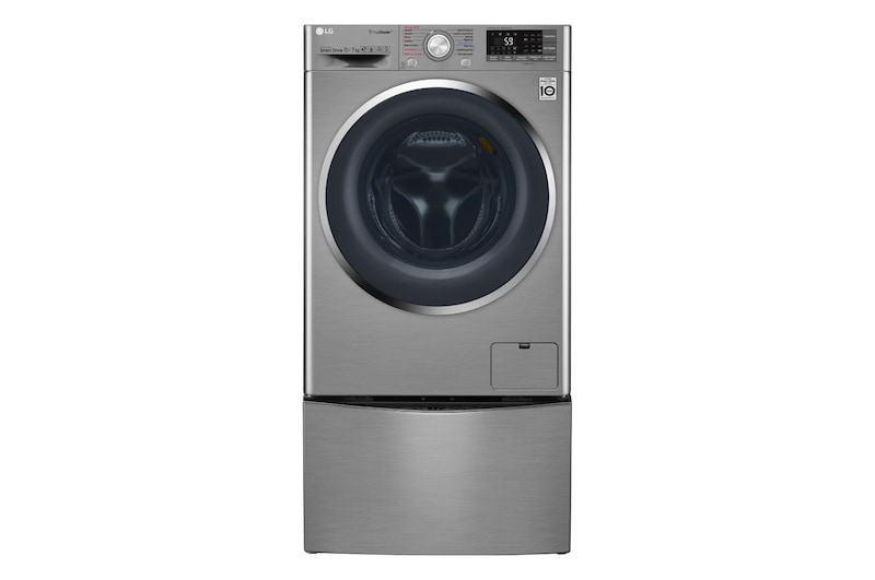 LG TWINWash™ Lavadora (11Kg) Secadora (7Kg) con Motor Inverter Direct Drive y Mini Lavadora (2Kg) con Motor Slim Inverter Direct Drive, WD11DBS6DTW