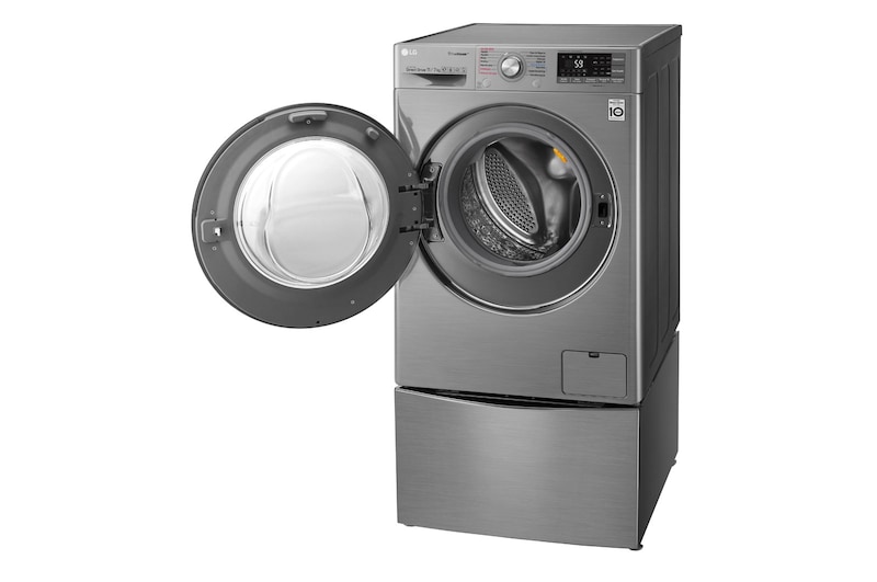 LG TWINWash™ Lavadora (11Kg) Secadora (7Kg) con Motor Inverter Direct Drive y Mini Lavadora (2Kg) con Motor Slim Inverter Direct Drive, WD11DBS6DTW