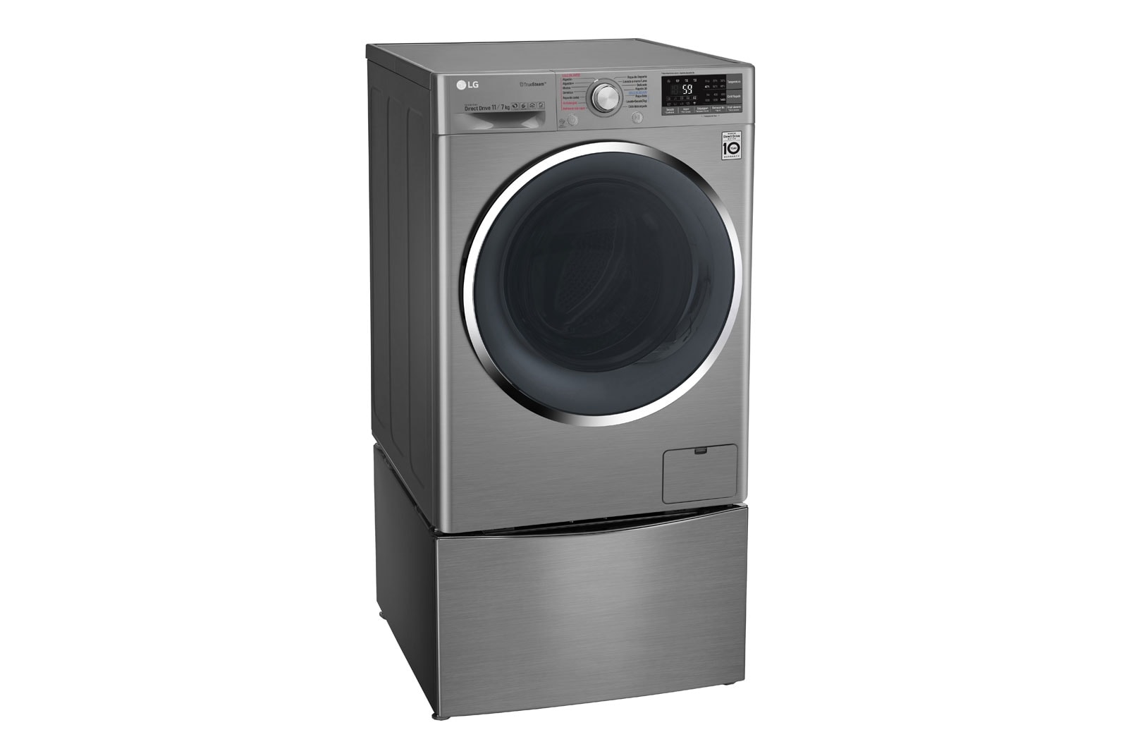 LG TWINWash™ Lavadora (11Kg) Secadora (7Kg) con Motor Inverter Direct Drive y Mini Lavadora (2Kg) con Motor Slim Inverter Direct Drive, WD11DBS6DTW