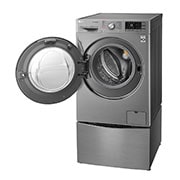 LG TWINWash™ Lavadora (11Kg) Secadora (7Kg) con Motor Inverter Direct Drive y Mini Lavadora (2Kg) con Motor Slim Inverter Direct Drive, WD11DBS6DTW