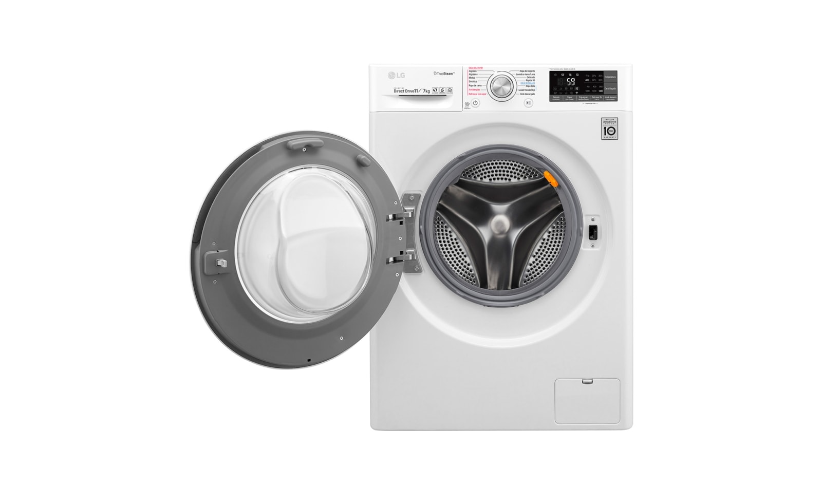 LG Lavadora – Secadora Carga Frontal con Motor Inverter Direct Drive y Capacidad Total de 11 kilos de lavado y 7 kilos de secado., WD11WBS6