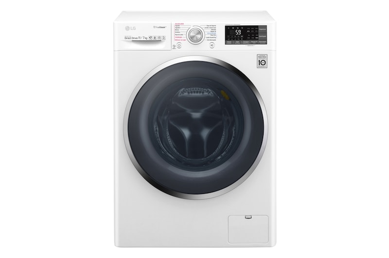 LG Lavadora - Secadora Carga Frontal con motor Inverter Direct Drive y capacidad total de 11 kilos de Lavado y 7 kilos de Secado, WD11WBS6D