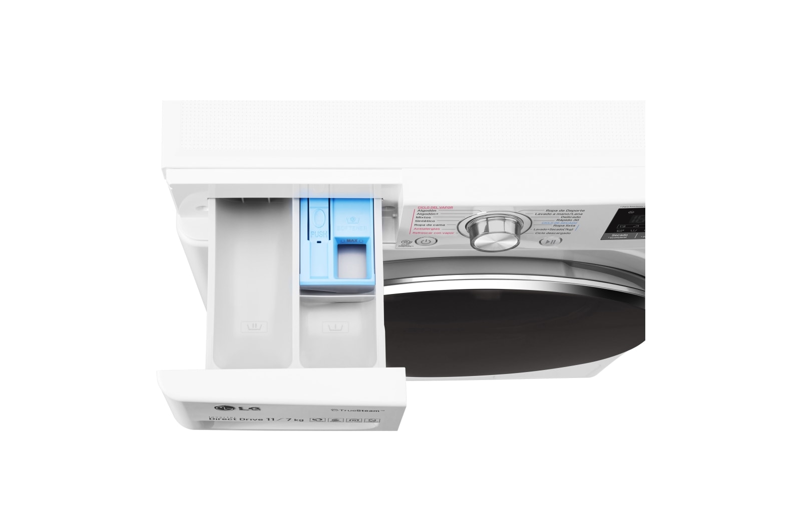 LG Lavadora - Secadora Carga Frontal con motor Inverter Direct Drive y capacidad total de 11 kilos de Lavado y 7 kilos de Secado, WD11WBS6D