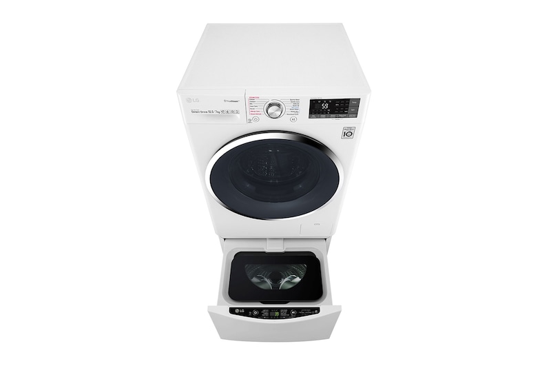 LG TWINWash™ Lavadora (11Kg) Secadora (7Kg) con Motor Inverter Direct Drive y Mini Lavadora (2Kg) con Motor Slim Inverter Direct Drive, WD11WBS6DTW