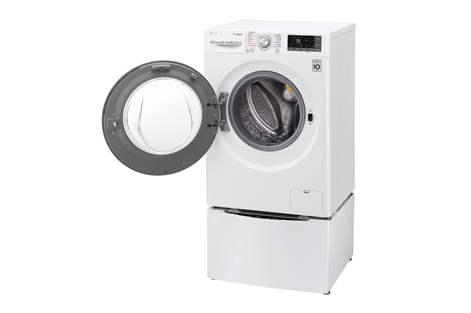 LG TWINWash™ Lavadora (11Kg) Secadora (7Kg) con Motor Inverter Direct Drive y Mini Lavadora (2Kg) con Motor Slim Inverter Direct Drive, WD11WBS6DTW