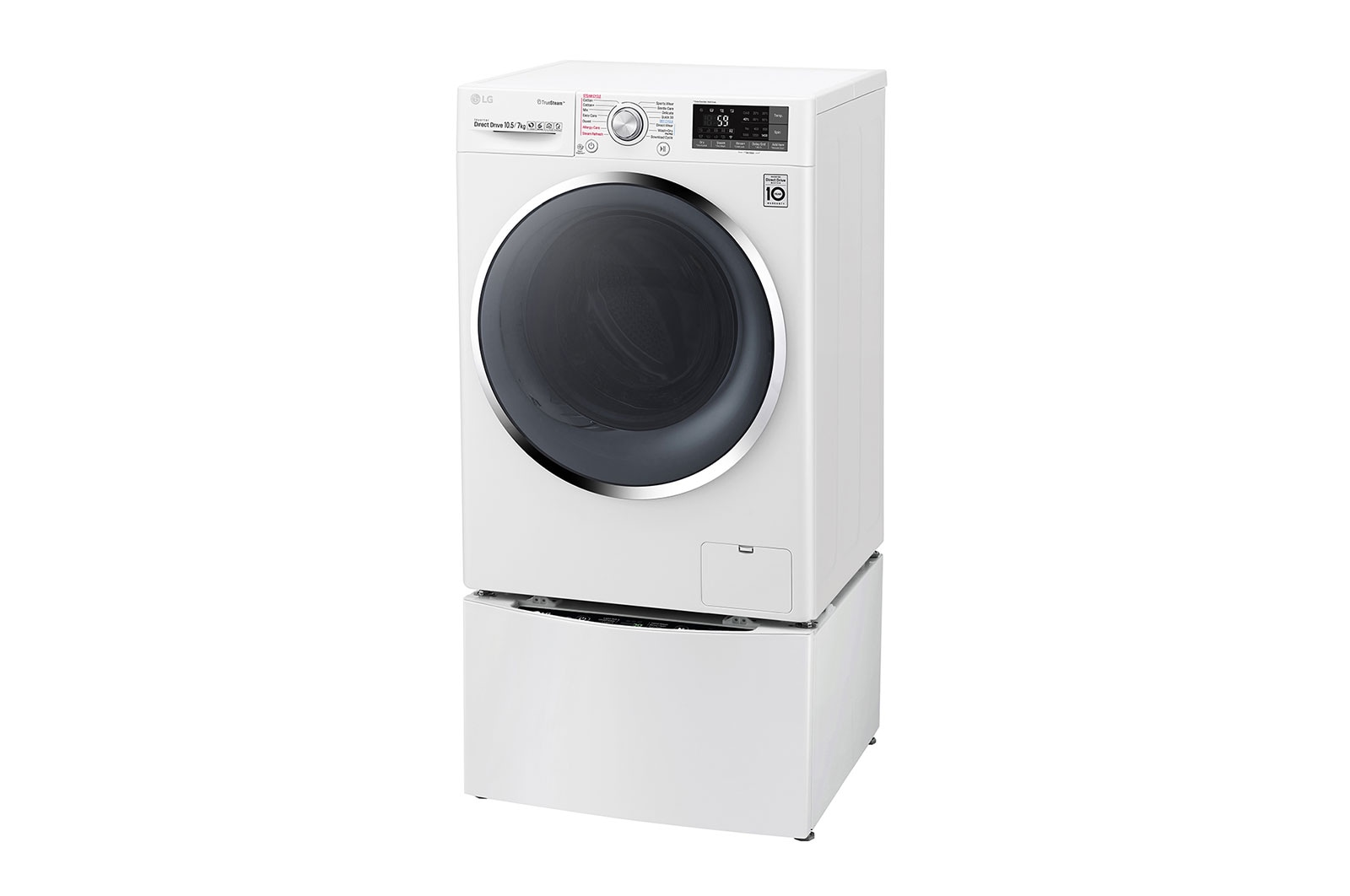 LG TWINWash™ Lavadora (11Kg) Secadora (7Kg) con Motor Inverter Direct Drive y Mini Lavadora (2Kg) con Motor Slim Inverter Direct Drive, WD11WBS6DTW