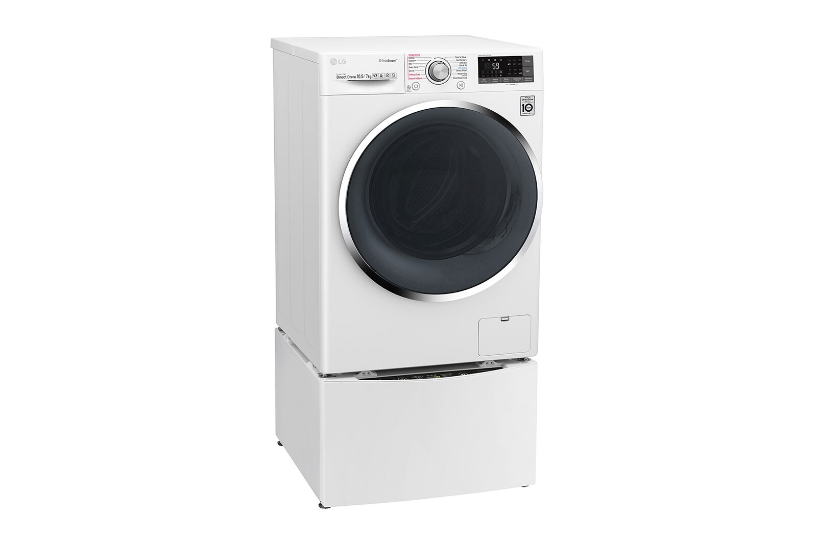 LG TWINWash™ Lavadora (11Kg) Secadora (7Kg) con Motor Inverter Direct Drive y Mini Lavadora (2Kg) con Motor Slim Inverter Direct Drive, WD11WBS6DTW