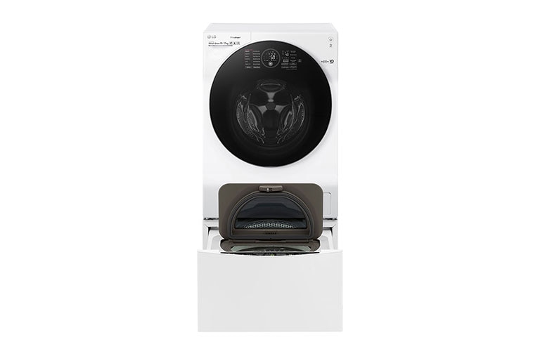 LG TWINWash™ Lavadora (11Kg) Secadora (7Kg) con Motor Inverter Direct Drive  y Mini Lavadora (2Kg) con Motor Slim Inverter Direct Drive, WD11WDS6TW