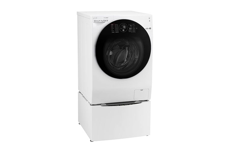 LG TWINWash™ Lavadora (11Kg) Secadora (7Kg) con Motor Inverter Direct Drive  y Mini Lavadora (2Kg) con Motor Slim Inverter Direct Drive, WD11WDS6TW