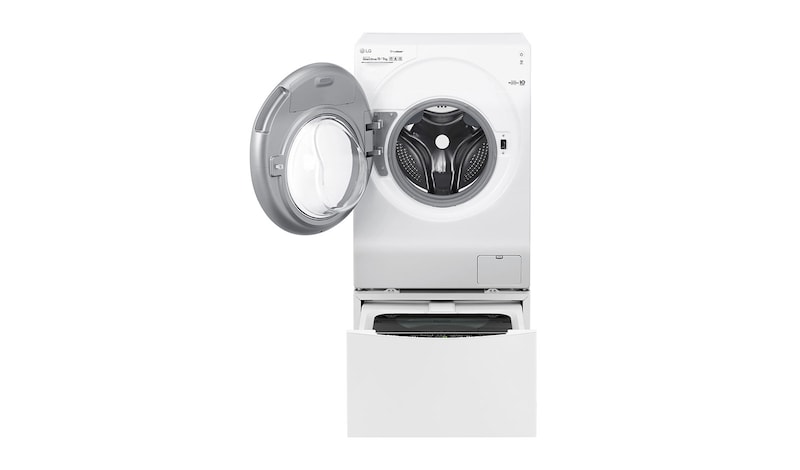 LG TWINWash™ Lavadora (11Kg) Secadora (7Kg) con Motor Inverter Direct Drive  y Mini Lavadora (2Kg) con Motor Slim Inverter Direct Drive, WD11WDS6TW