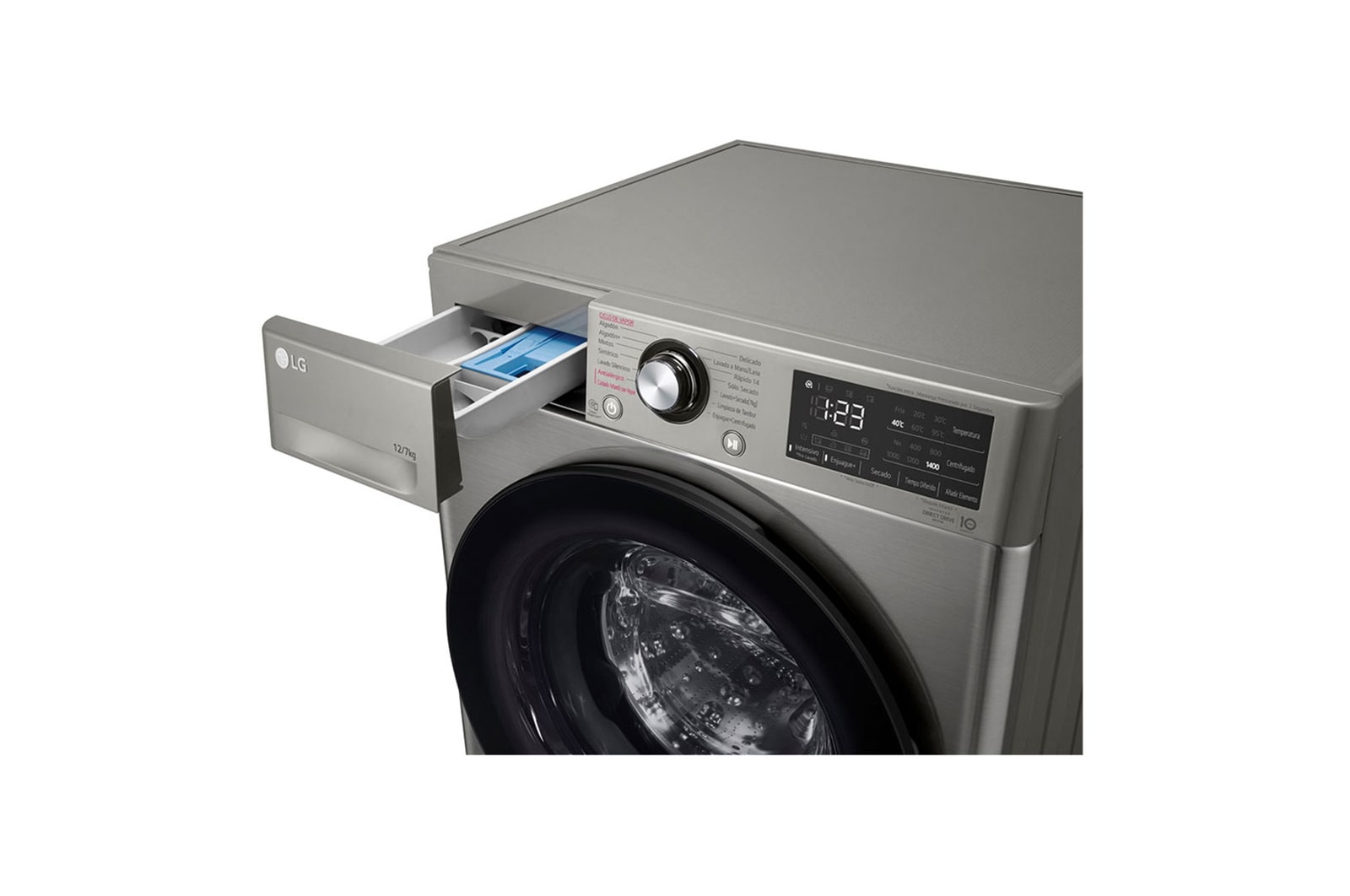 LG Lavadora Secadora 12Kg/7Kg con AIDD™, WD12VVC5S6C