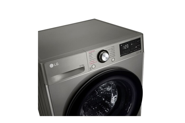 LG Lavadora Secadora 12Kg/7Kg con AIDD™, WD12VVC5S6C