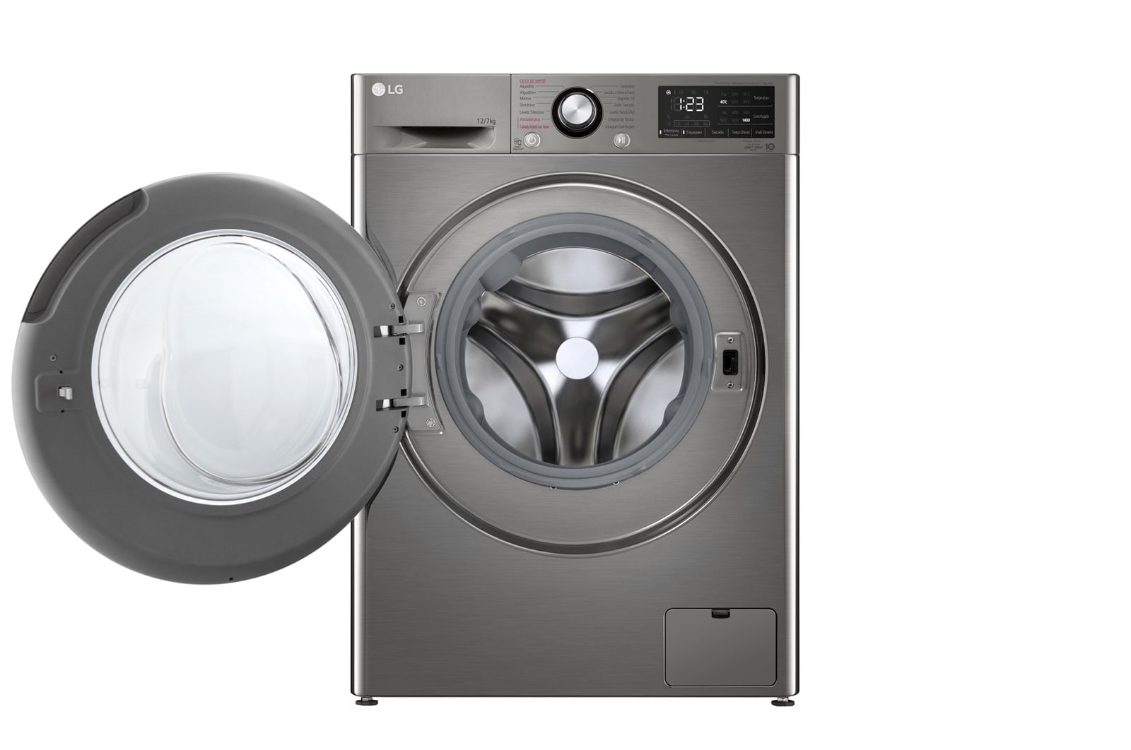LG Lavadora Secadora 12Kg/7Kg con AIDD™, WD12VVC5S6C