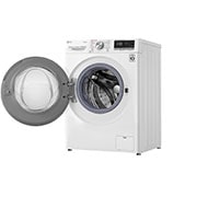 LG Lavadora-Secadora Carga Frontal con Tecnología Steam, motor Inverter Direct Drive y capacidad de 12 kilos de Lavado y 7 de Secado-ThinQ AI, WD12WVC4S6