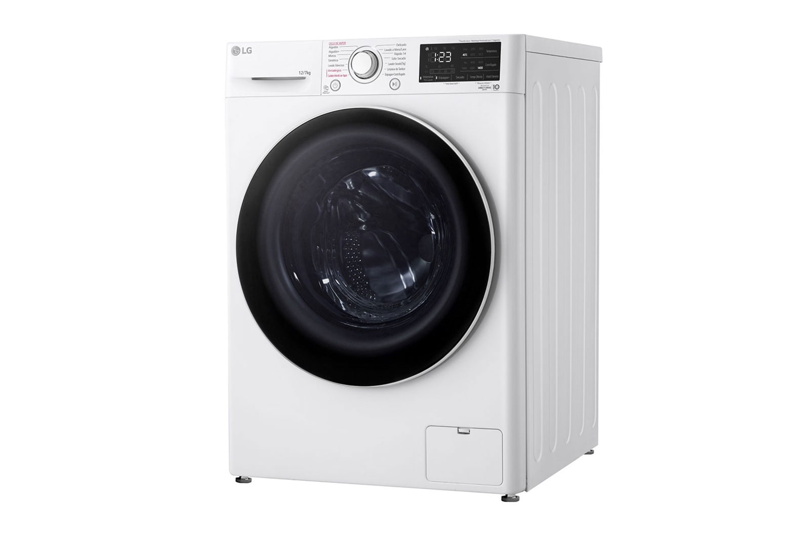 LG Lavadora Secadora 12Kg/7Kg con AIDD™, WD12WVC5S6