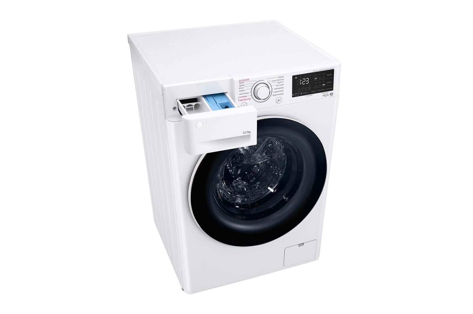 LG Lavadora Secadora 12Kg/7Kg con AIDD™, WD12WVC5S6