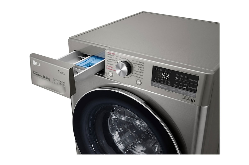 LG Lavadora Secadora 14Kg/8Kg con AIDD™ y Steam, WD14VVC4S6C