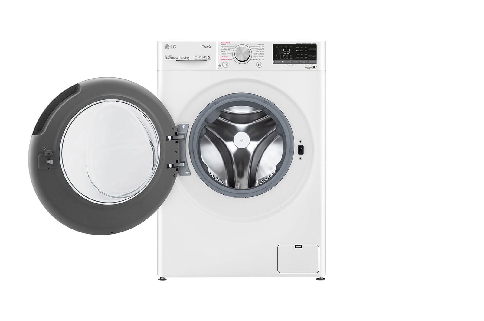 LG Lavadora Secadora 14Kg/8Kg con AIDD™, WD14WVC4S6