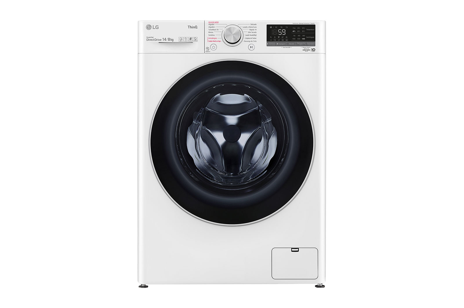 Lavadora Secadora 14Kg/8Kg con AIDD™ WD14WVC4S6 Front View