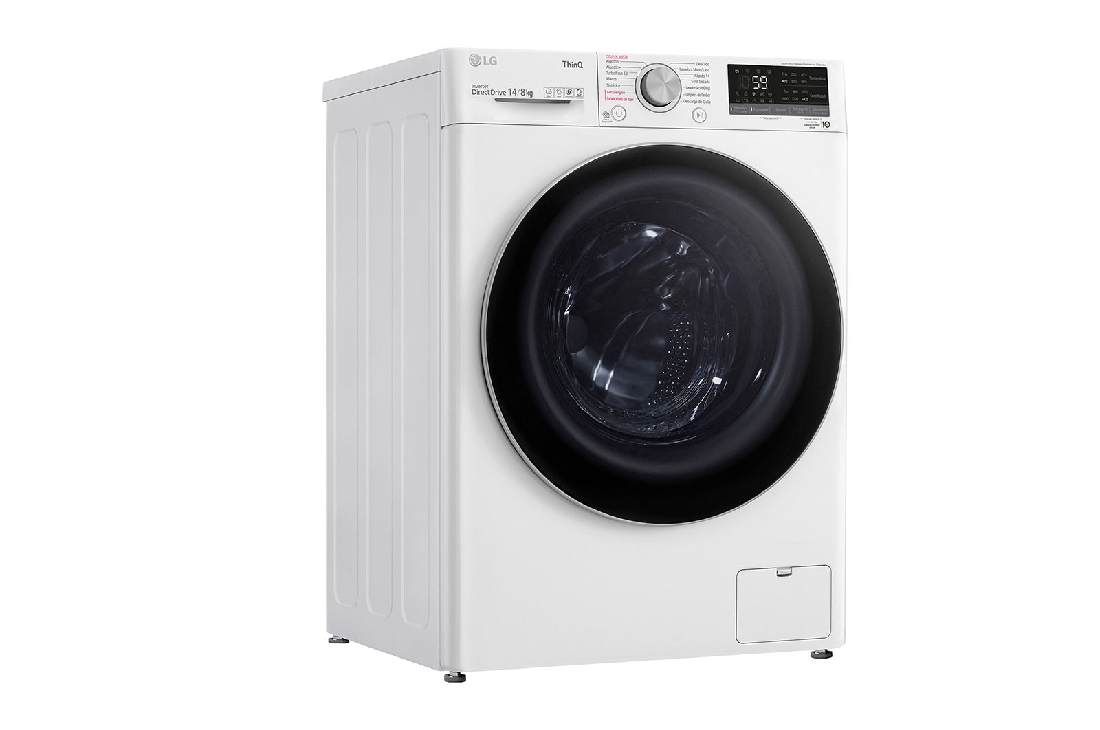 LG Lavadora Secadora 14Kg/8Kg con AIDD™, WD14WVC4S6