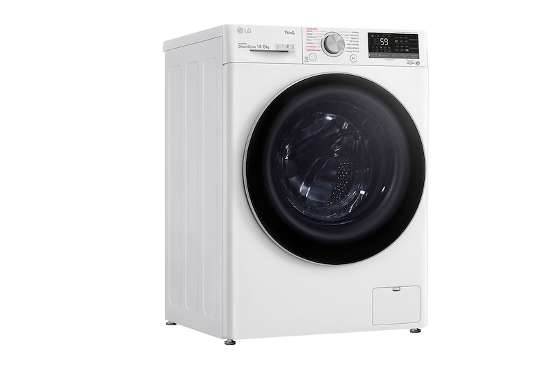 LG Lavadora Secadora 14Kg/8Kg con AIDD™, WD14WVC4S6