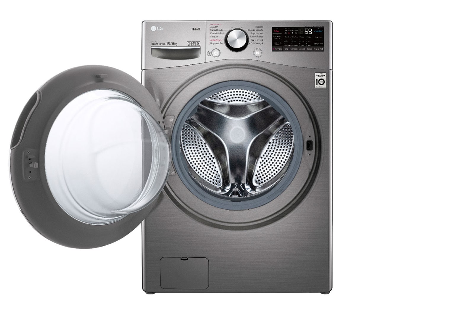 LG Lavadora Secadora 15Kg/8Kg con AIDD™, WD15DG2S6
