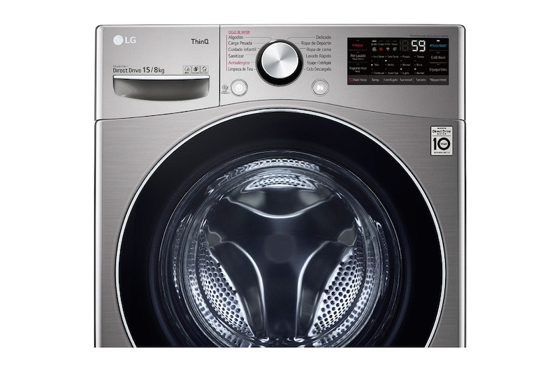 LG Lavadora Secadora 15Kg/8Kg con AIDD™, WD15DG2S6
