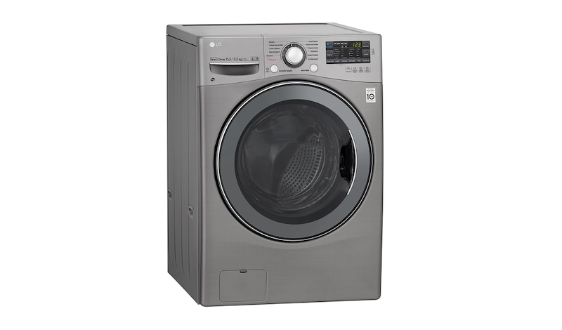 LG Lavadora – Secadora Carga Frontal con Motor Inverter Direct Drive y Capacidad Total de 15 kilos de lavado y 8 kilos de secado, WD15DG6