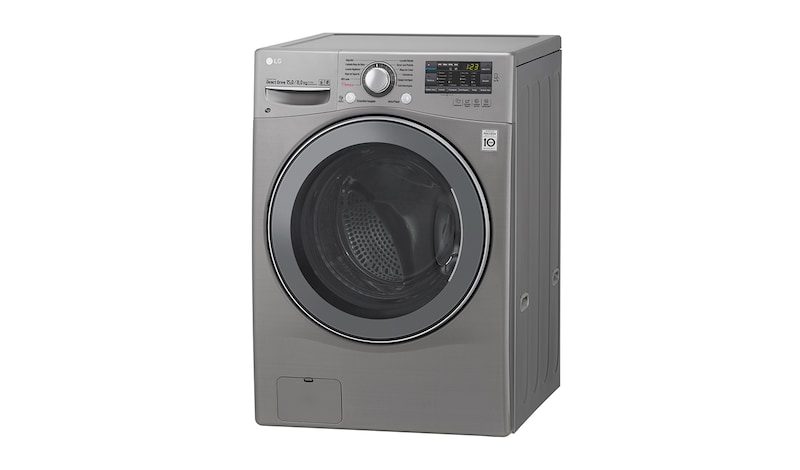 LG Lavadora – Secadora Carga Frontal con Motor Inverter Direct Drive y Capacidad Total de 15 kilos de lavado y 8 kilos de secado, WD15DG6