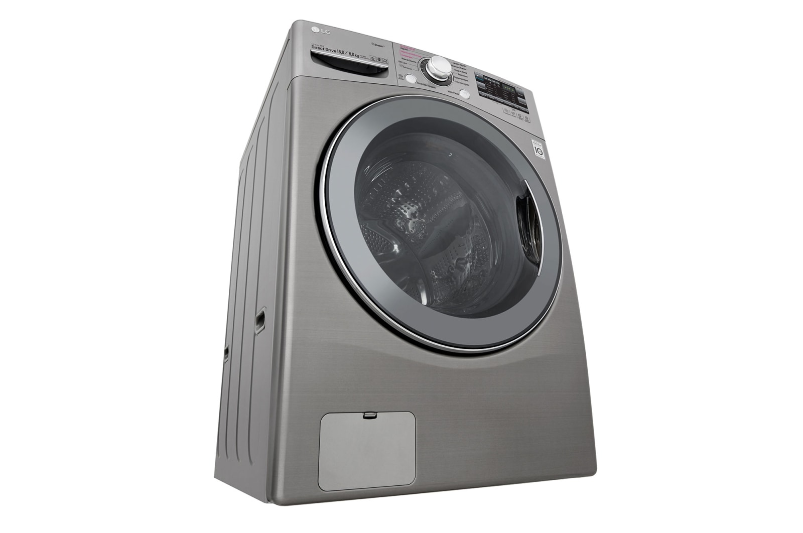 LG Lavadora Carga Frontal con Tecnología Steam, motor Inverter Direct Drive y capacidad de 15 kilos de Lavado, WD15DGS6