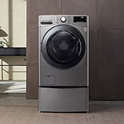 LG TWINwash Lavadora (20 KG) Secadora (12 KG) con motor Inverter Direct Drive y Mini lavadora de (3,5 Kg) con motor Slim Inverter Direct Drive, WD20VV2S6TW