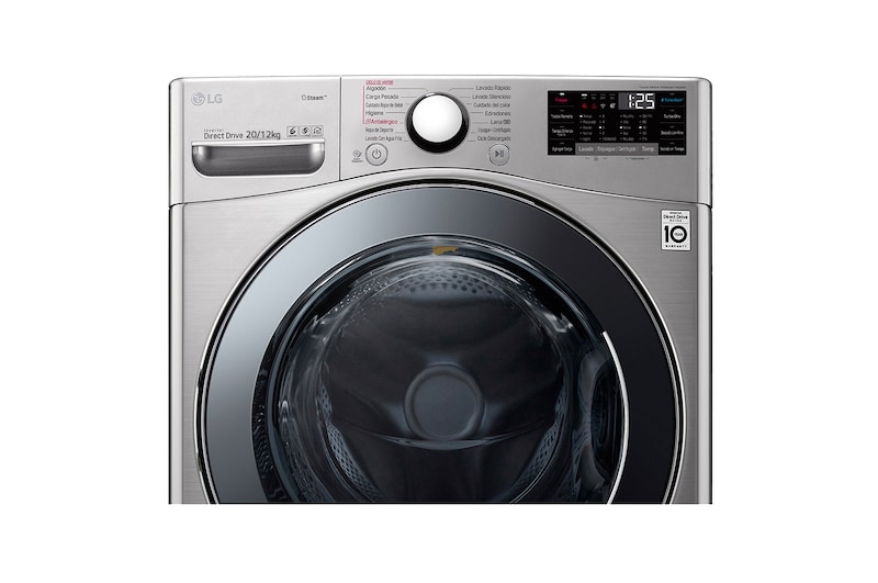 LG TWINwash Lavadora (20 KG) Secadora (12 KG) con motor Inverter Direct Drive y Mini lavadora de (3,5 Kg) con motor Slim Inverter Direct Drive, WD20VV2S6TW
