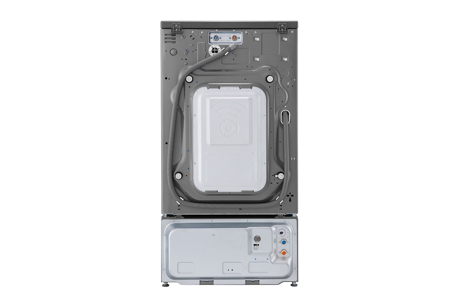 LG TWINwash Lavadora (20 KG) Secadora (12 KG) con motor Inverter Direct Drive y Mini lavadora de (3,5 Kg) con motor Slim Inverter Direct Drive, WD20VV2S6TW