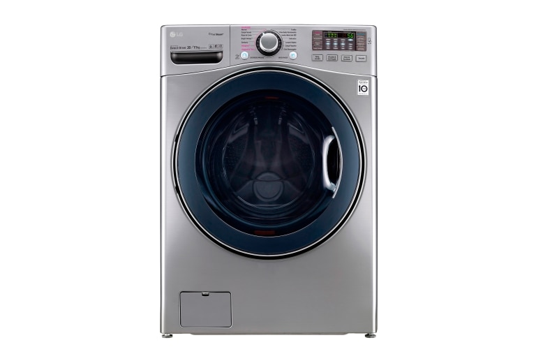 Vista frontal de Lavadora – Secadora Carga Frontal con Motor Inverter Direct Drive y Capacidad Total de 20 kilos de lavado y 11 kilos de secado. WD20VVS6