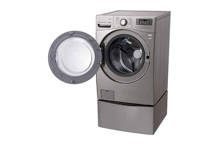 LG TWINWash™ Lavadora (20Kg) Secadora (11Kg) con motor Inverter Direct Drive y Mini lavadora (3,5Kg) motor Slim Inverter Direct Drive, WD20VVS6TW