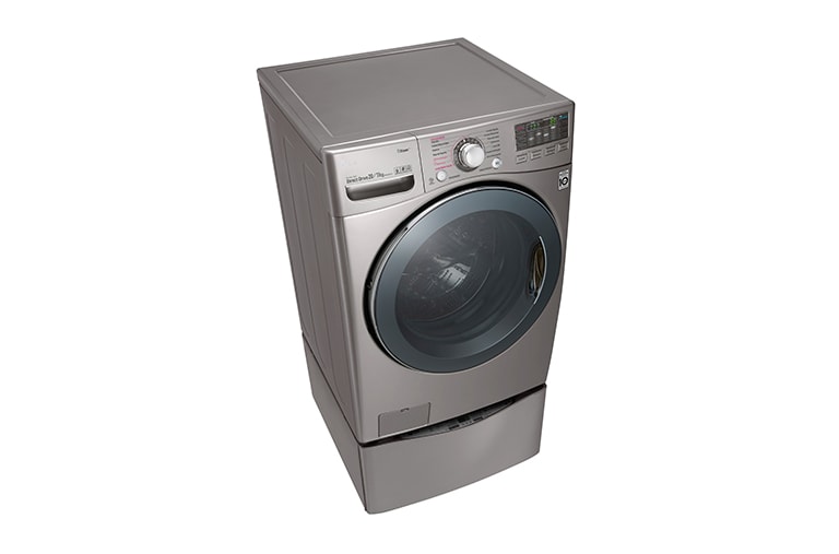 LG TWINWash™ Lavadora (20Kg) Secadora (11Kg) con motor Inverter Direct Drive y Mini lavadora (3,5Kg) motor Slim Inverter Direct Drive, WD20VVS6TW