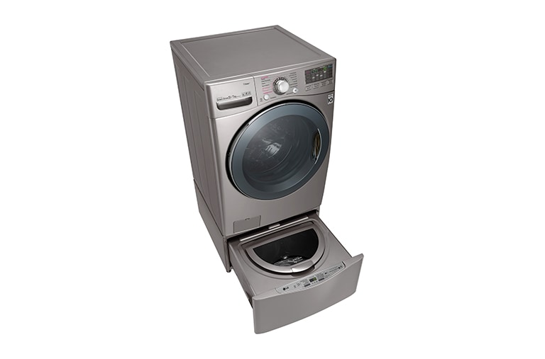 LG TWINWash™ Lavadora (20Kg) Secadora (11Kg) con motor Inverter Direct Drive y Mini lavadora (3,5Kg) motor Slim Inverter Direct Drive, WD20VVS6TW