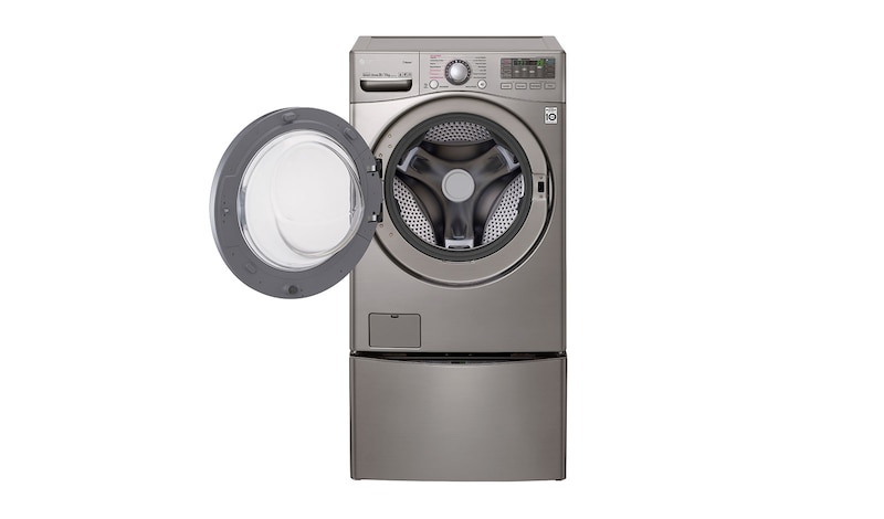LG TWINWash™ Lavadora (20Kg) Secadora (11Kg) con motor Inverter Direct Drive y Mini lavadora (3,5Kg) motor Slim Inverter Direct Drive, WD20VVS6TW