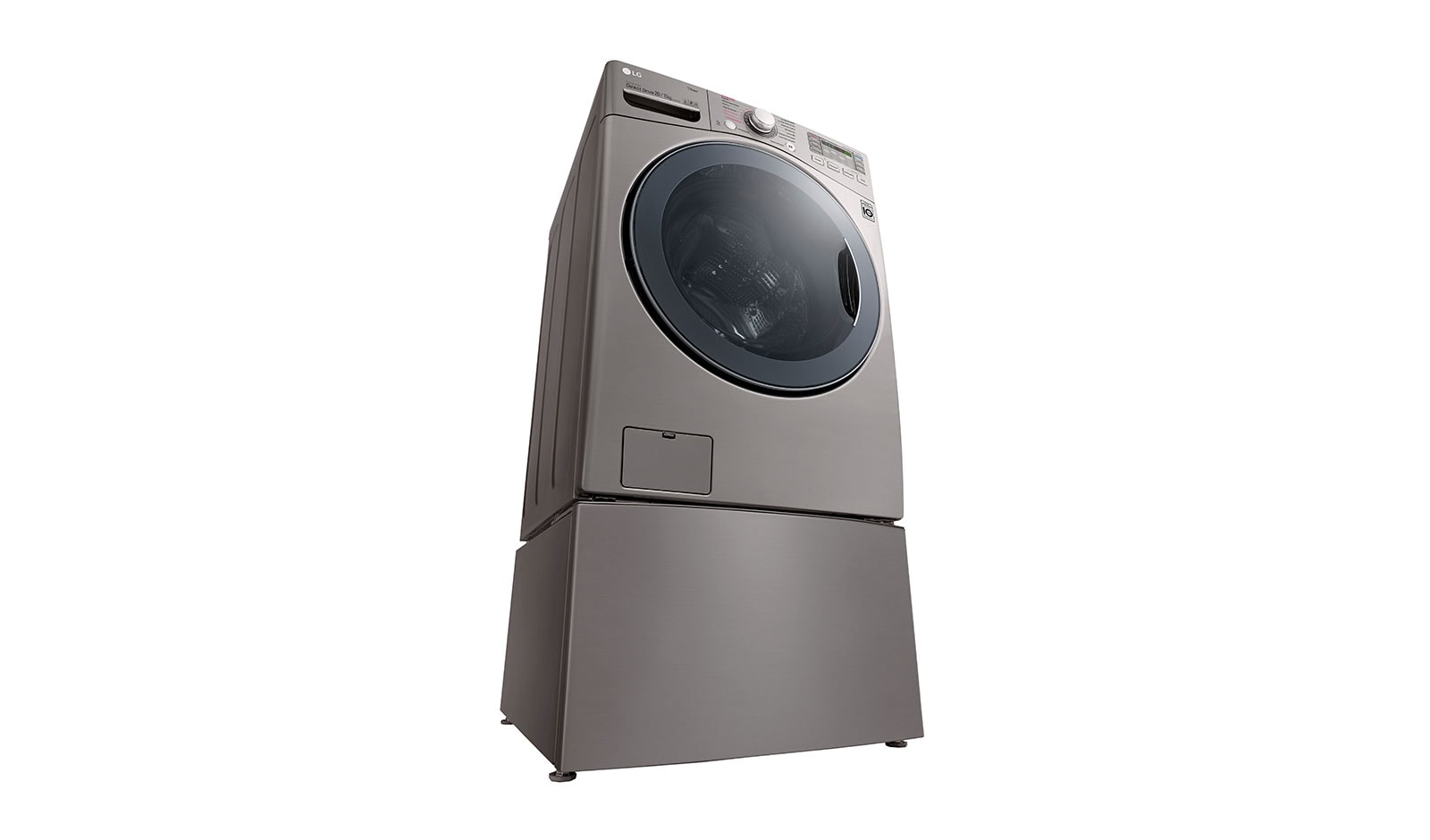 LG TWINWash™ Lavadora (20Kg) Secadora (11Kg) con motor Inverter Direct Drive y Mini lavadora (3,5Kg) motor Slim Inverter Direct Drive, WD20VVS6TW