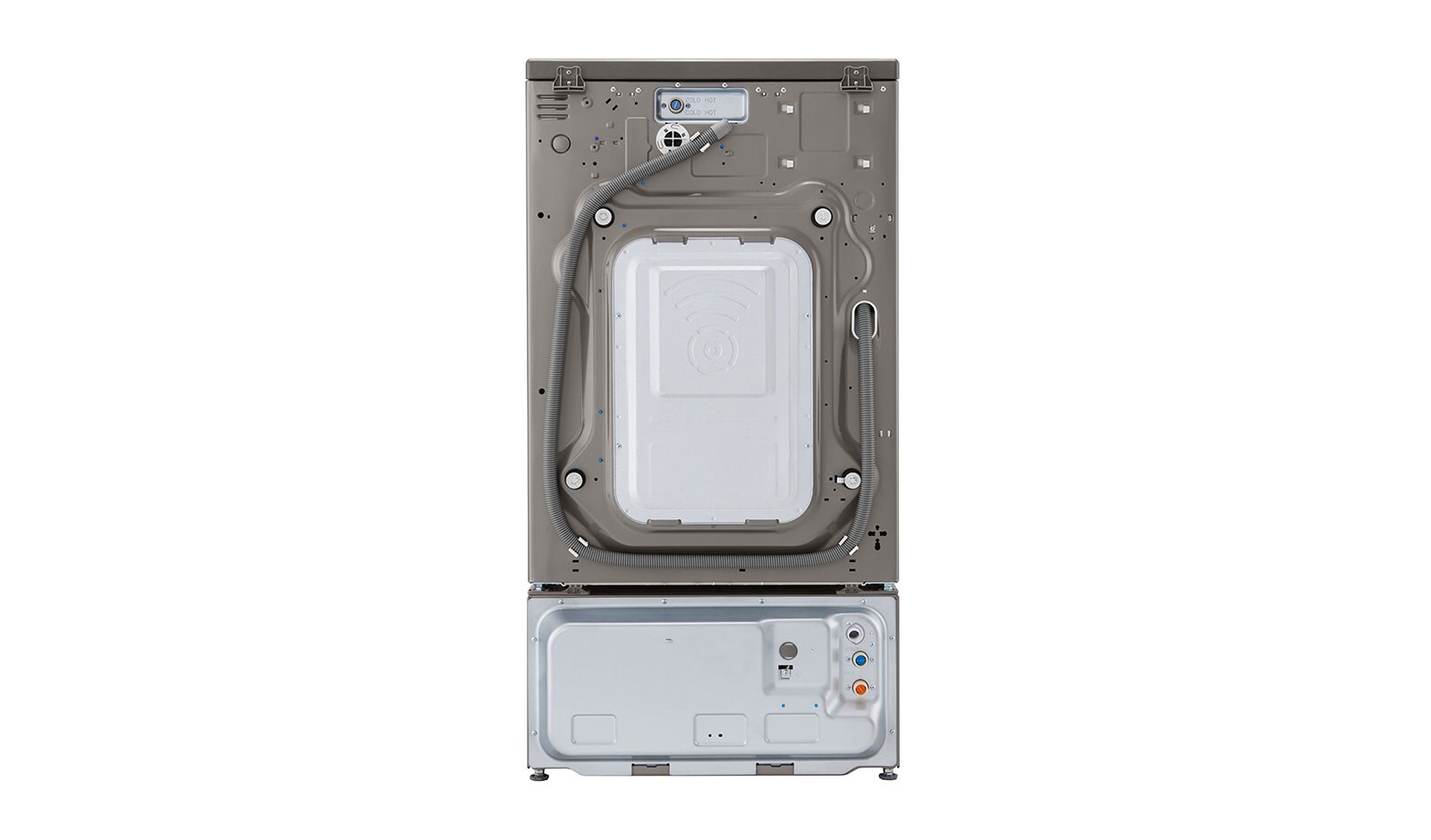 LG TWINWash™ Lavadora (20Kg) Secadora (11Kg) con motor Inverter Direct Drive y Mini lavadora (3,5Kg) motor Slim Inverter Direct Drive, WD20VVS6TW