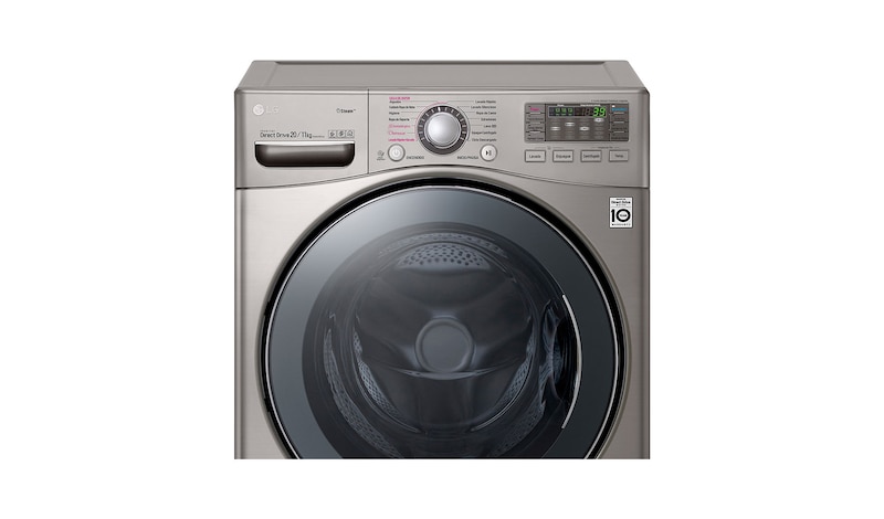 LG TWINWash™ Lavadora (20Kg) Secadora (11Kg) con motor Inverter Direct Drive y Mini lavadora (3,5Kg) motor Slim Inverter Direct Drive, WD20VVS6TW