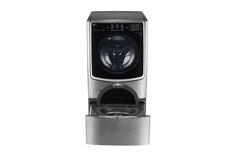 LG TWINWash™ Lavadora (22Kg) Secadora (13Kg) con motor Inverter Direct Drive y Mini lavadora (3,5Kg) motor Slim Inverter Direct Drive, WD22VTS6TW