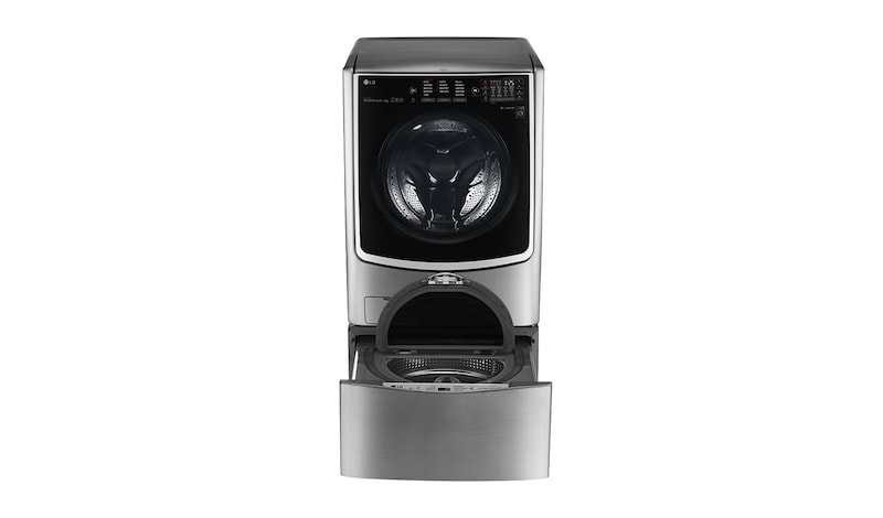 LG TWINWash™ Lavadora (22Kg) Secadora (13Kg) con motor Inverter Direct Drive y Mini lavadora (3,5Kg) motor Slim Inverter Direct Drive, WD22VTS6TW
